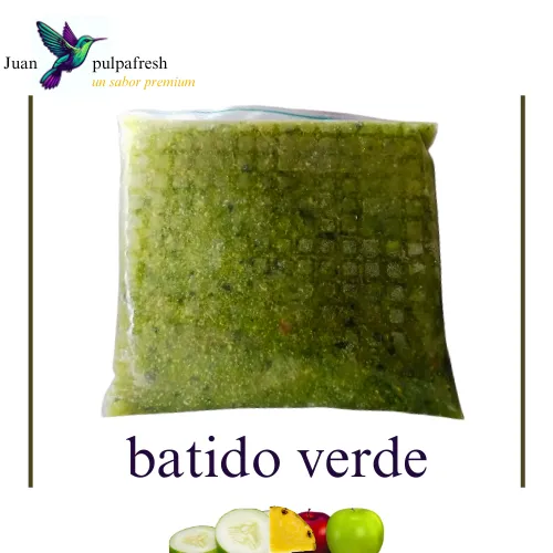 fusión de batido verde